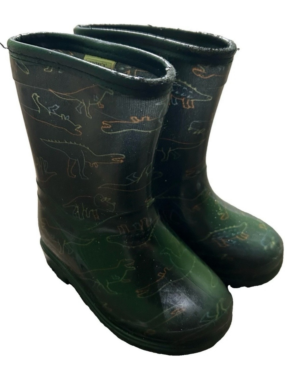 Toddler Carter’s Navy Blue Dinosaur Rain Boots Size 6